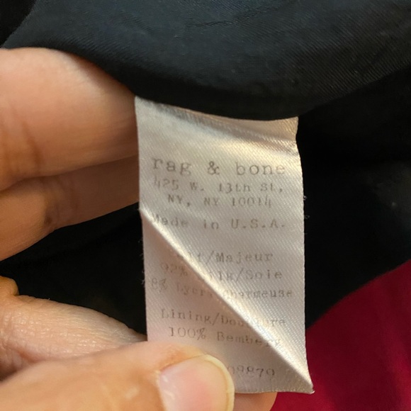 Rag & Bone Silk Mini Dress (D1) - Picture 8 of 8